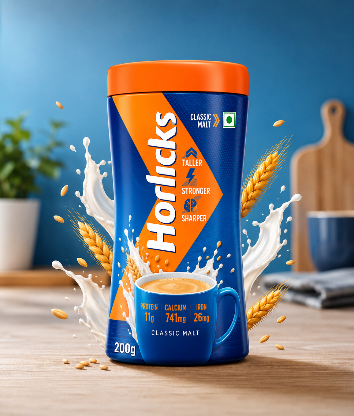 Horlicks Classic Malt Jar
