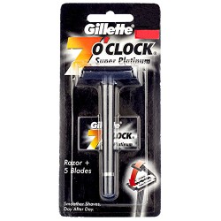 Gillette 7oClock Razor Black ஜில்லட் ரேஸர்