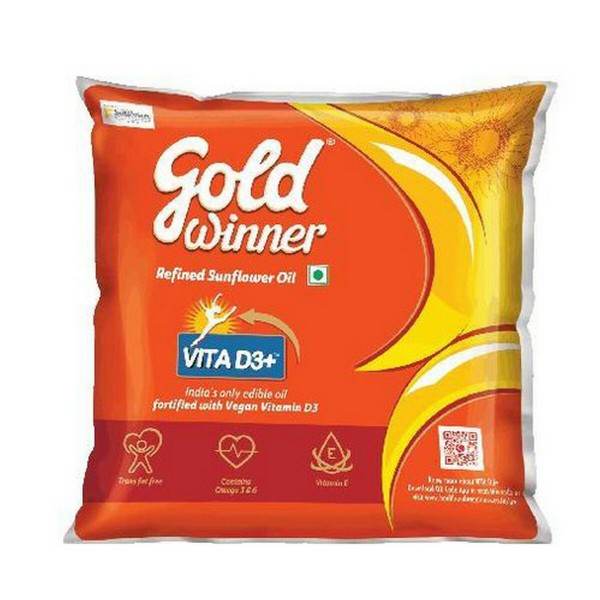 Gold Winner 500m Sunflower Refind Oil கோல்ட் வின்னர்