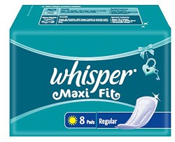 Whisper Maxi Fit Regular 8Pads விஸ்பர் சாய்ஸ்
