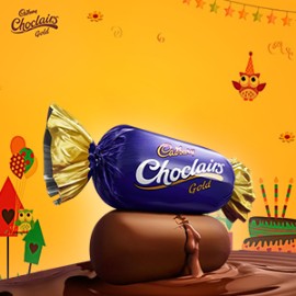 Eclairs Gold Chocolate Cadbury 100S