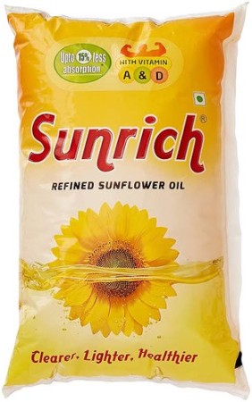 SunRich1Lt Sunflower Refined Oil சூரியகாந்தி எண்ணெய்