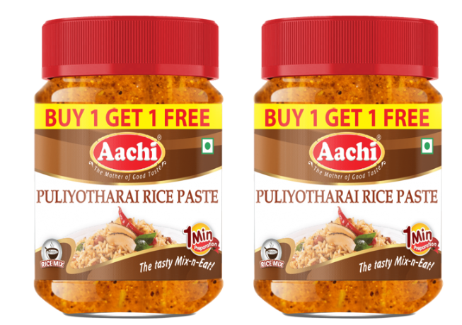 Aachi Puliyotharai Paste புளியோதரை