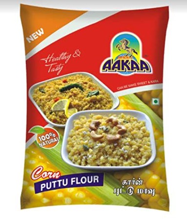 Aakaa Corn Puttu Flour / மக்காசோளப்புட்டு மாவு