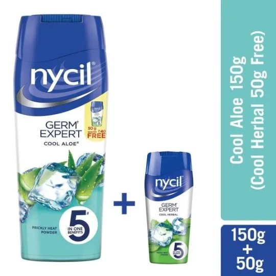 Nycil Cool Aloe Prickly Heat Powder