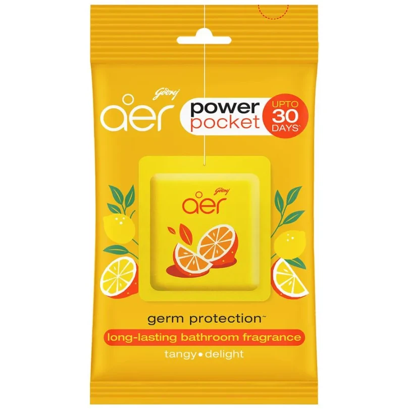 Aer Power Pocket Bathroom Fragrance Yellow
