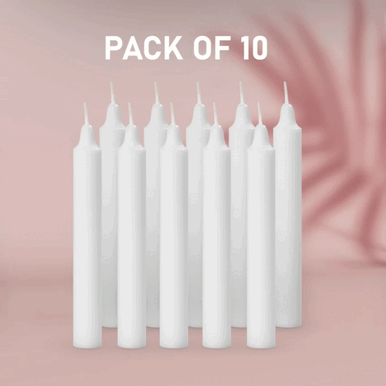 Candle 10pc 10₹ மெழுகுவர்த்தி