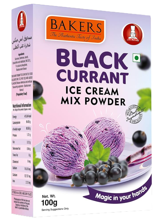 Ice Cream mix Bakers Black current ஐஸ்கிரீம் பவுடர்
