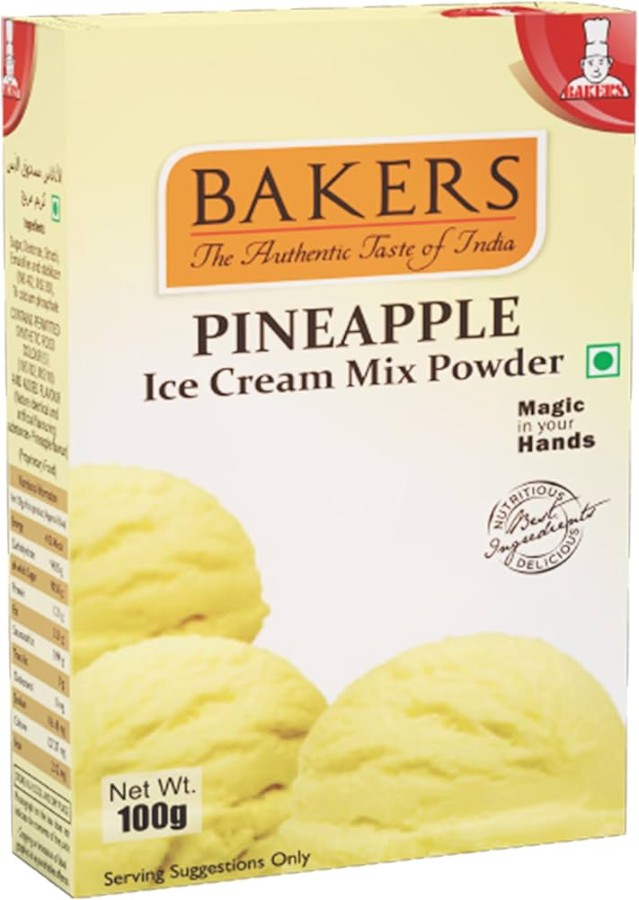 Ice Cream mix Bakers Pineapple ஐஸ்கிரீம் பவுடர்