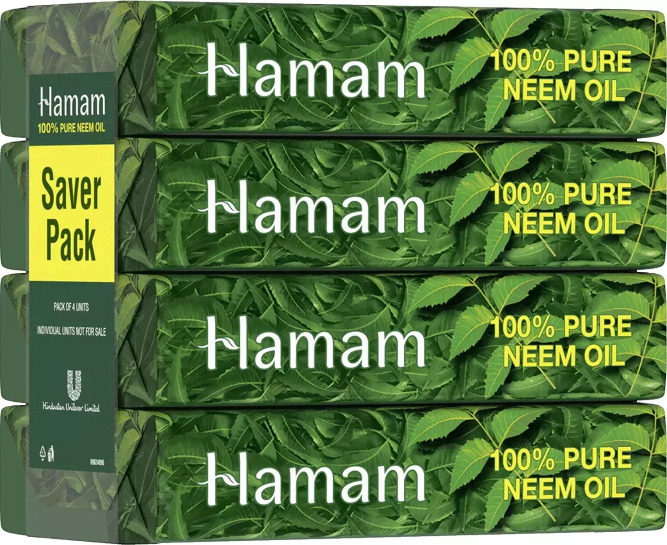 Hamam Soap 4pc ஹமாம் சோப்பு