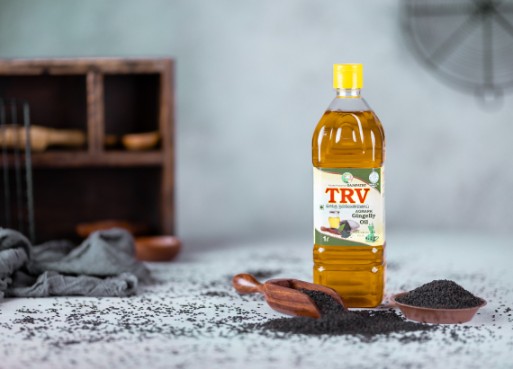 TRV Chekku Nallennai 1Lt Sesame செக்கு நல்லெண்ணெய்