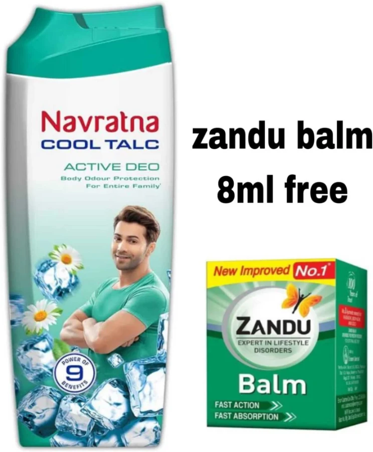 Navarathna Powder cool zandu balm free நவரத்னா