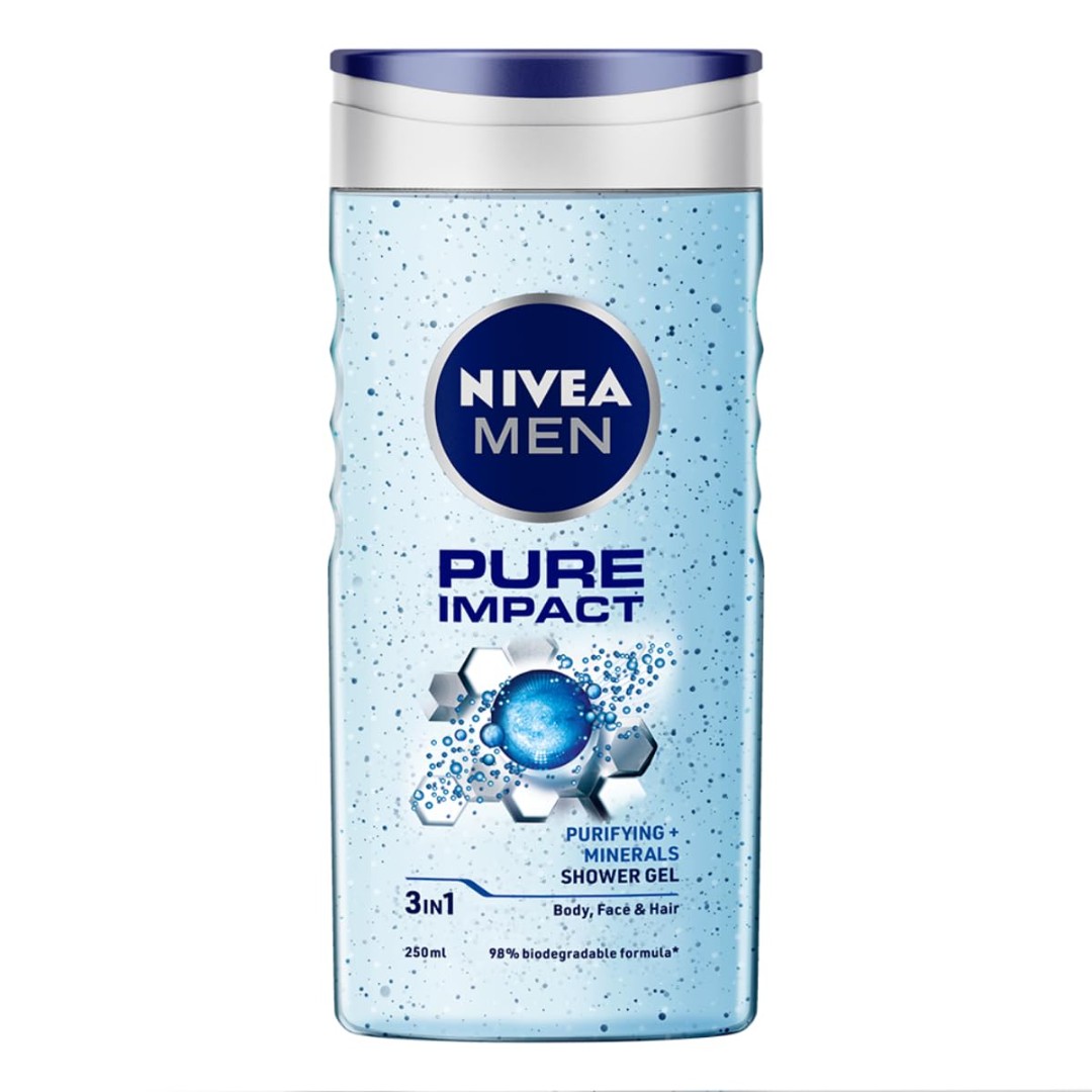 Nivea Shower Gel Men Pure Impact 250m நிவியா ஷவர்