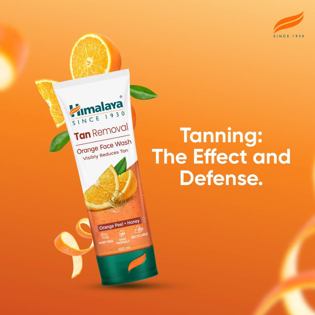 Himalaya Facewash Tan removal Orange