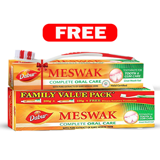 Dabur Meswak Paste Brush Free டாபர்